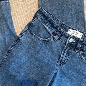 Hollister Navy Straight Leg Women's Jeans